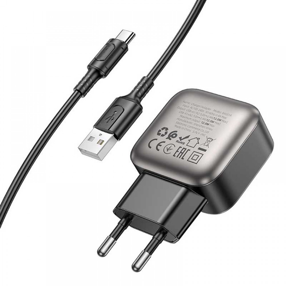 МЗП Borofone BAS51A Absolute (2USB-A) + Type-C