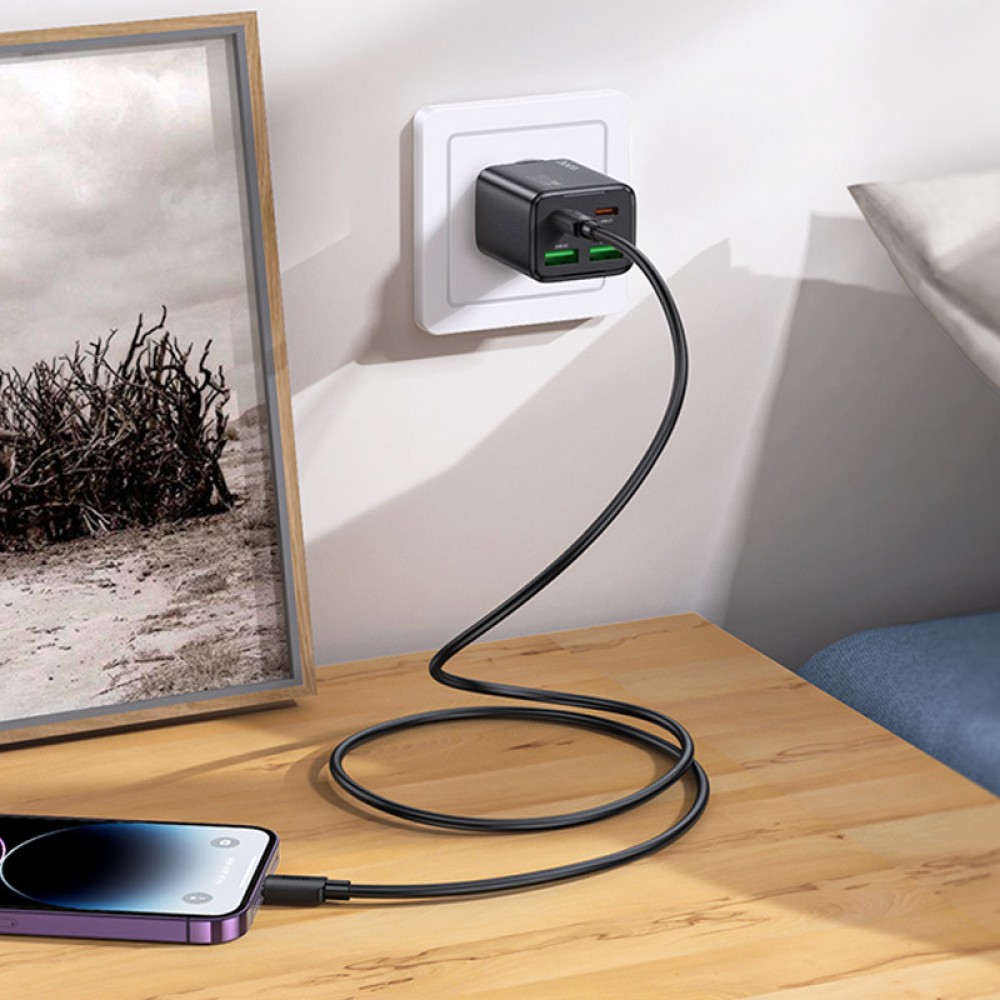 МЗП Hoco N55 Fundador PD20W four-port (2USB-A/2C) + Type-C to Lightning МЗП Hoco N55 Fundador PD20W four-port (2USB-A/2C) + Type-C to Lightning