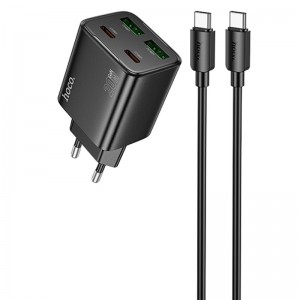 МЗП Hoco N55 Fundador PD20W four-port (2USB-A/2C) + Type-C to Type-C