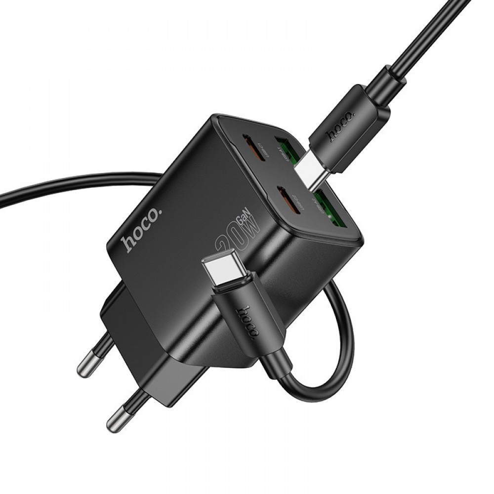МЗП Hoco N55 Fundador PD20W four-port (2USB-A/2C) + Type-C to Type-C МЗП Hoco N55 Fundador PD20W four-port (2USB-A/2C) + Type-C to Type-C