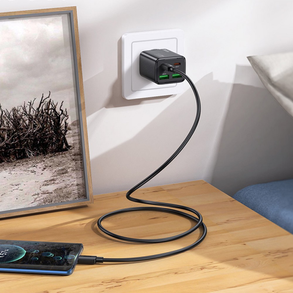 МЗП Hoco N55 Fundador PD20W four-port (2USB-A/2C) + Type-C to Type-C МЗП Hoco N55 Fundador PD20W four-port (2USB-A/2C) + Type-C to Type-C