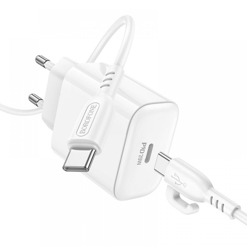 МЗП Borofone BA81A PD20W (1USB-C) + Type-C to Type-C