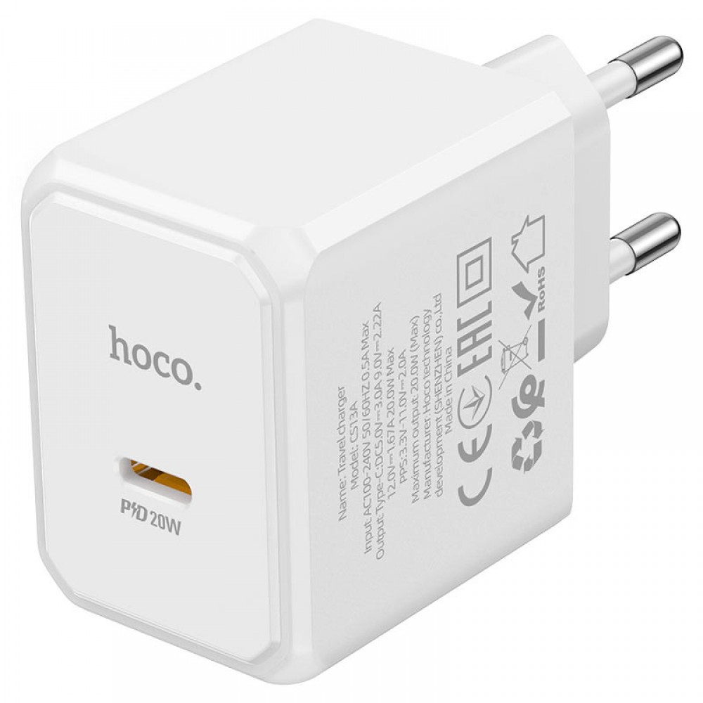 СЗУ HOCO CS13A Ocean PD20W (1USB-C) СЗУ HOCO CS13A Ocean PD20W (1USB-C)