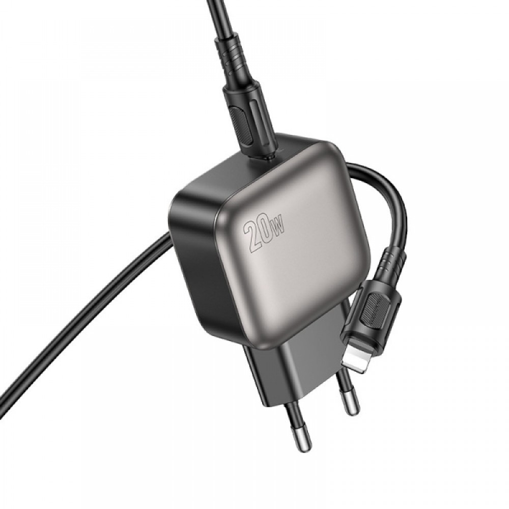 СЗУ Borofone BAS53A Absolute PD20W (1USB-C) + кабель Type-C to Lightning