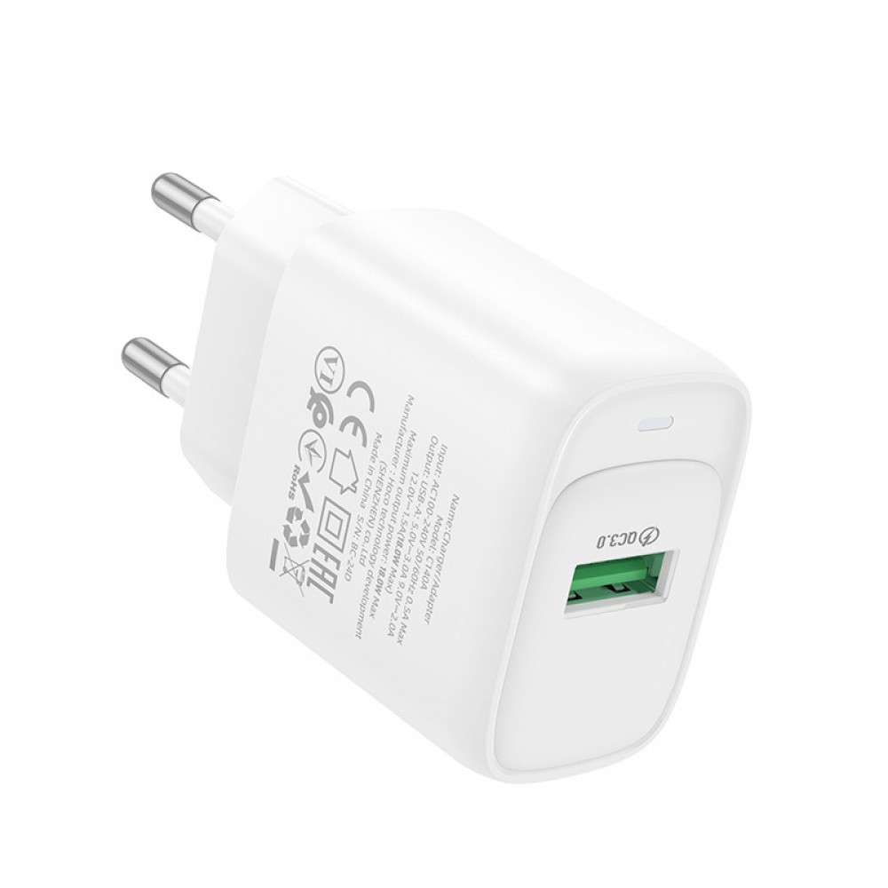 СЗУ Hoco C140A Smart QC3.0 18W (1USB-A)