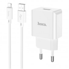 МЗП Hoco C106A Leisure 10.5W (1USB-A) + кабель USB to Lightning