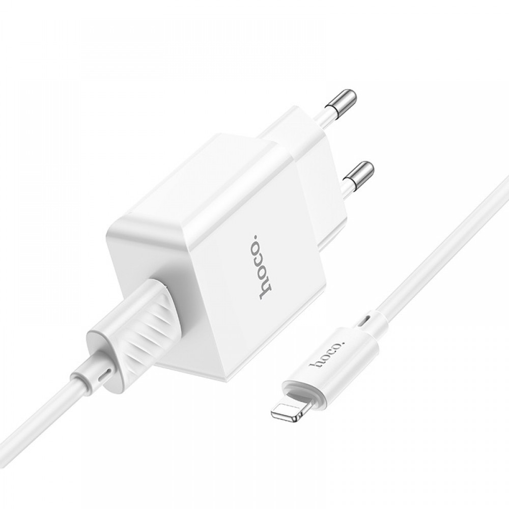 МЗП Hoco C106A Leisure 10.5W (1USB-A) + кабель USB to Lightning