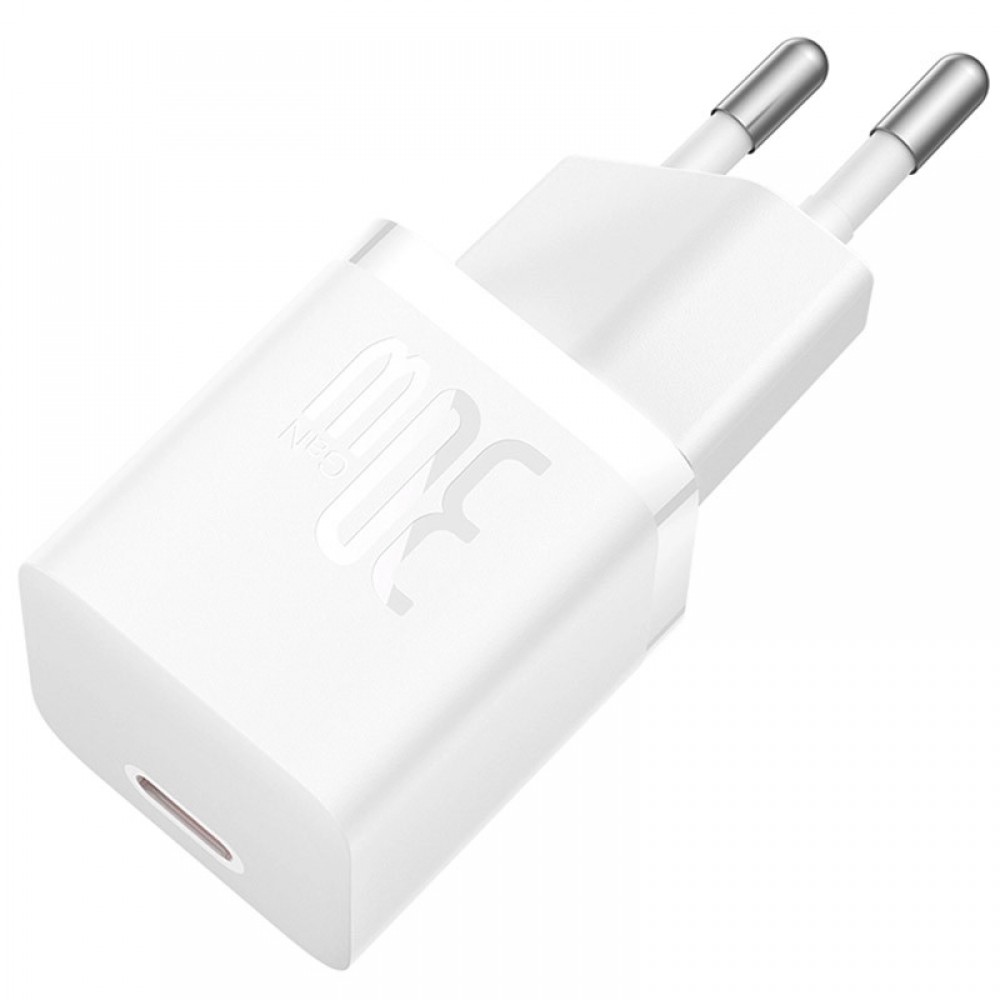 МЗП Baseus GaN5 Fast Charger (mini) 30W (1USB-C) + кабель Type-C to Type-C (P10110902)