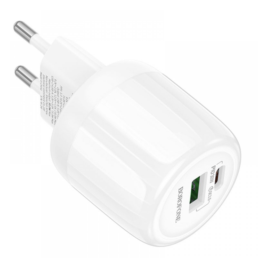 МЗП Borofone BA94A Lustrous PD30W+QC3.0 (1USB-A/1C)