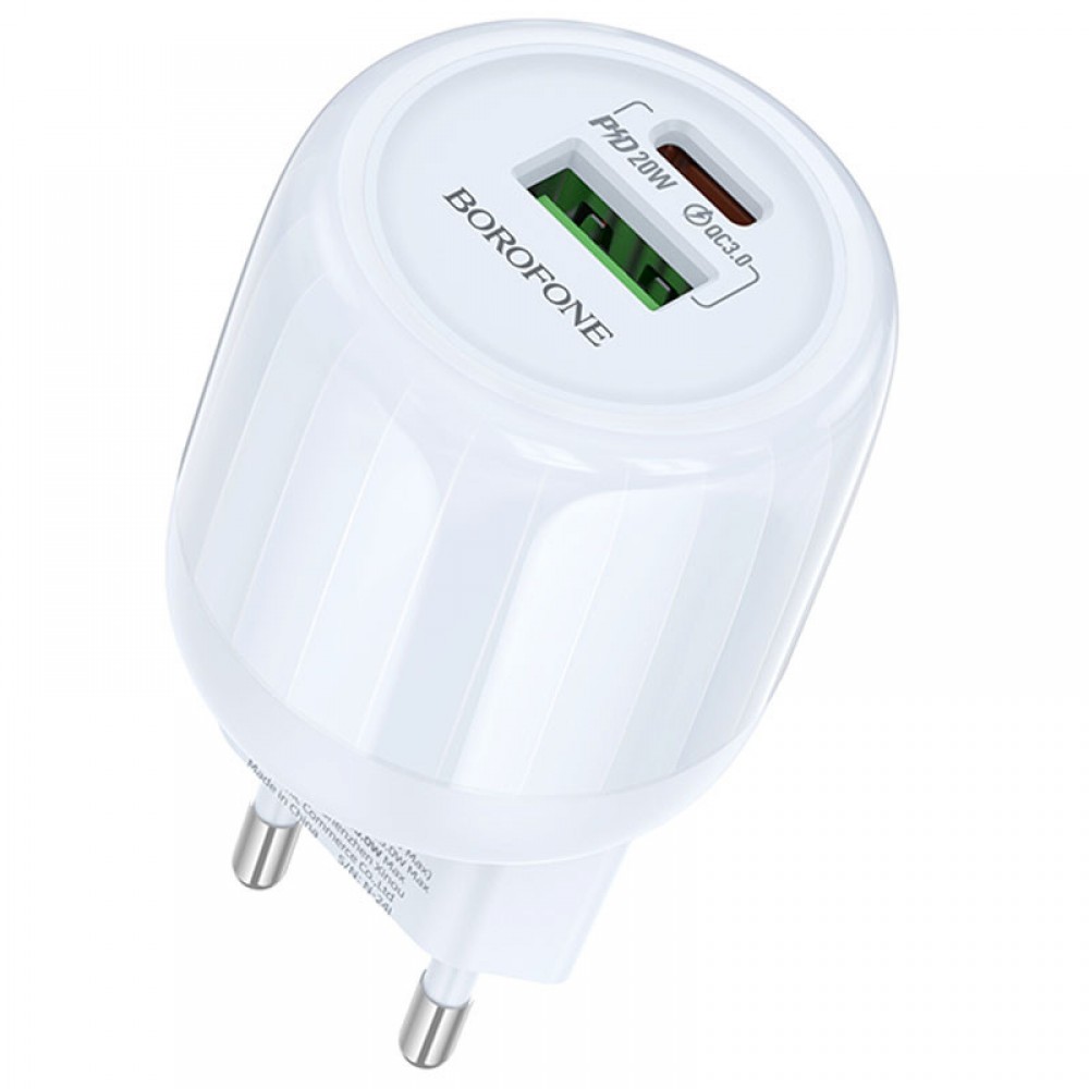 МЗП Borofone BA93A Lustrous PD20W+QC3.0 (1USB-A/1C) МЗП Borofone BA93A Lustrous PD20W+QC3.0 (1USB-A/1C)