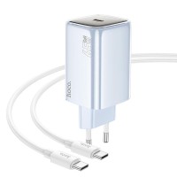 СЗУ Hoco N48 Glorious PD65W (1USB-C) + кабель Type-C to Type-C