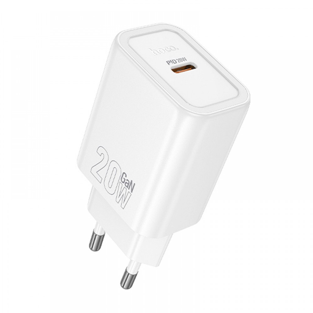 СЗУ Hoco N60 Gentle PD20W (1USB-C) + кабель Type-C to Type-C