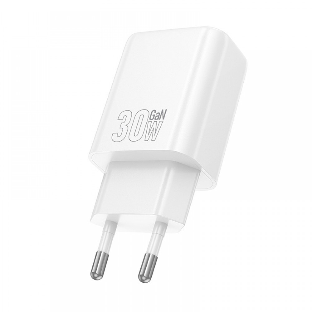 СЗУ Hoco N63 Gentle PD30W+QC3.0 (1USB-A/1C) + кабель Type-C to Lightning СЗУ Hoco N63 Gentle PD30W+QC3.0 (1USB-A/1C) + кабель Type-C to Lightning