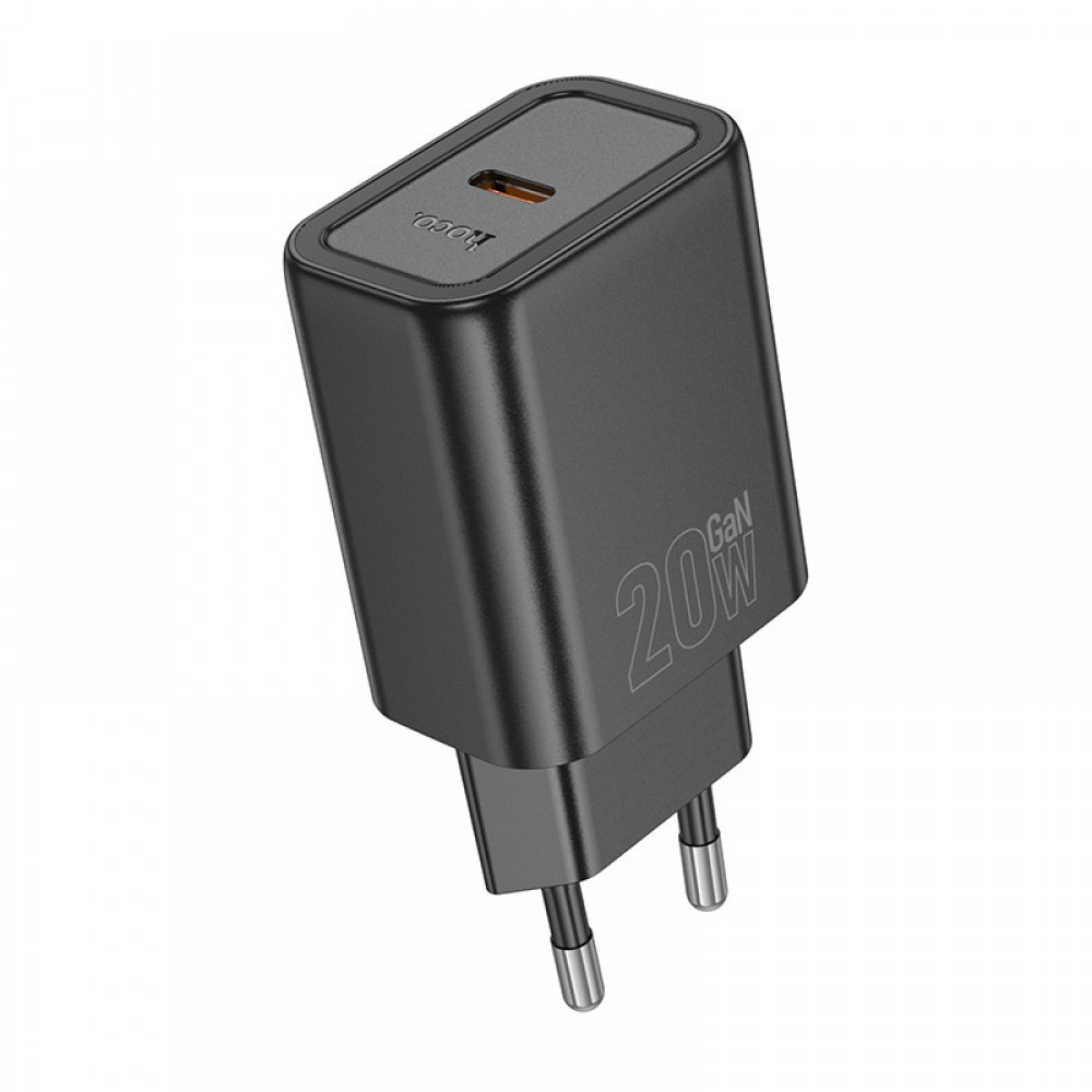 МЗП Hoco N60 Gentle PD20W (1USB-C) + кабель Type-C to Type-C