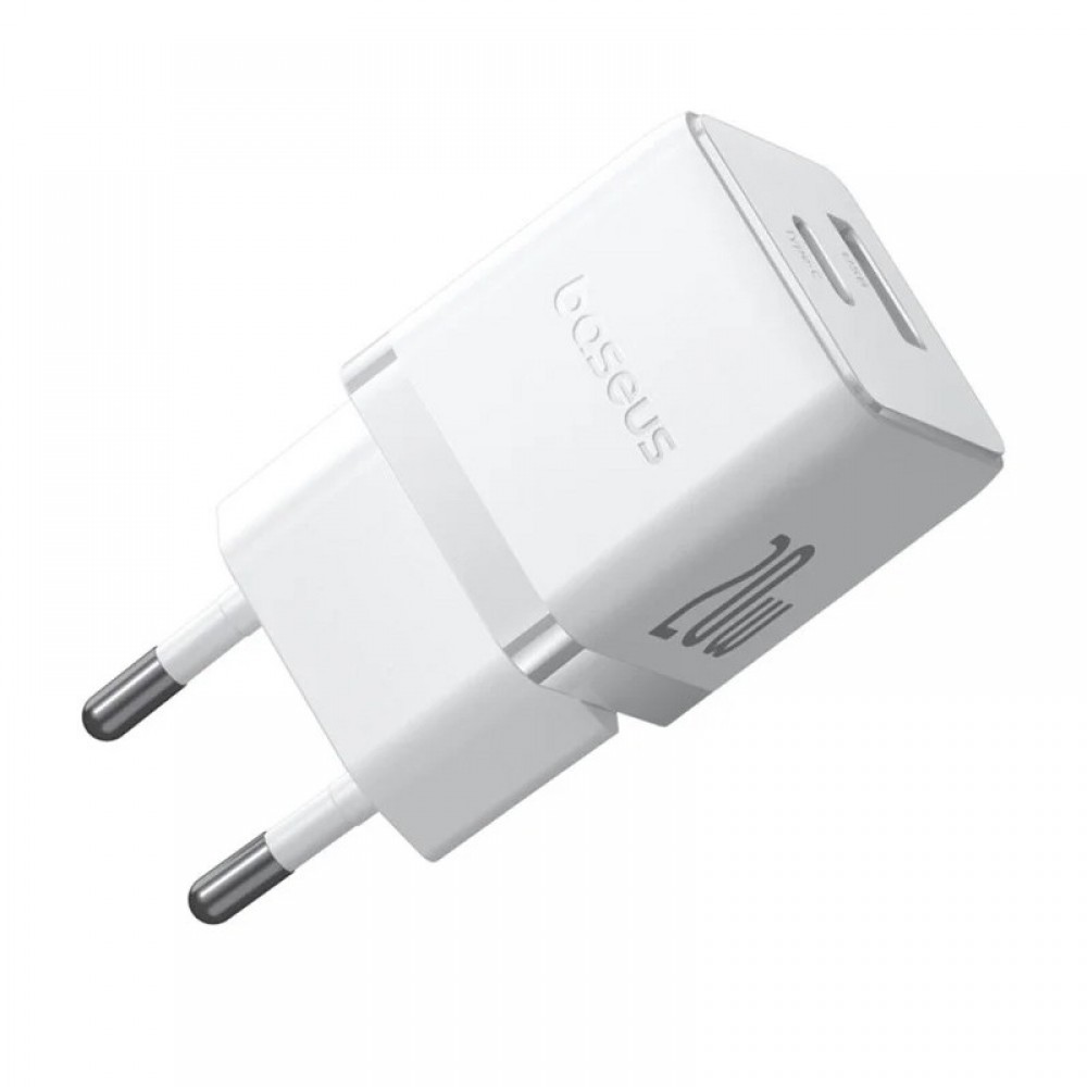 СЗУ Baseus Palm Fast Charger 20W (1USB-A/1C) + кабель Type-C to Type-C (P10111608)