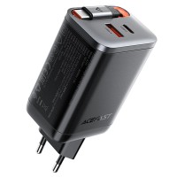СЗУ Acefast A111 GaN With Retractable Cable Type-C PD67W (1USB-A/1C)