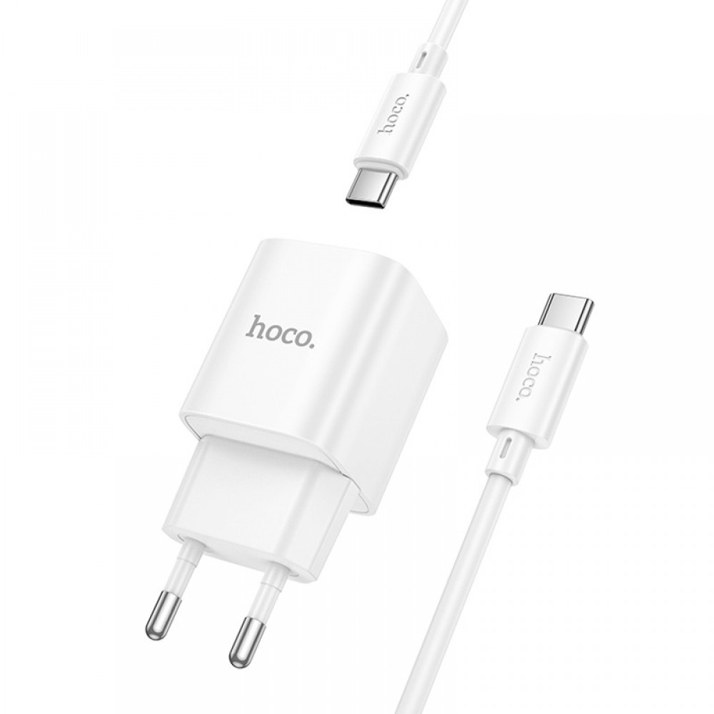 СЗУ Hoco C146A Charm PD20W (1USB-C) + кабель Type-C to Type-C