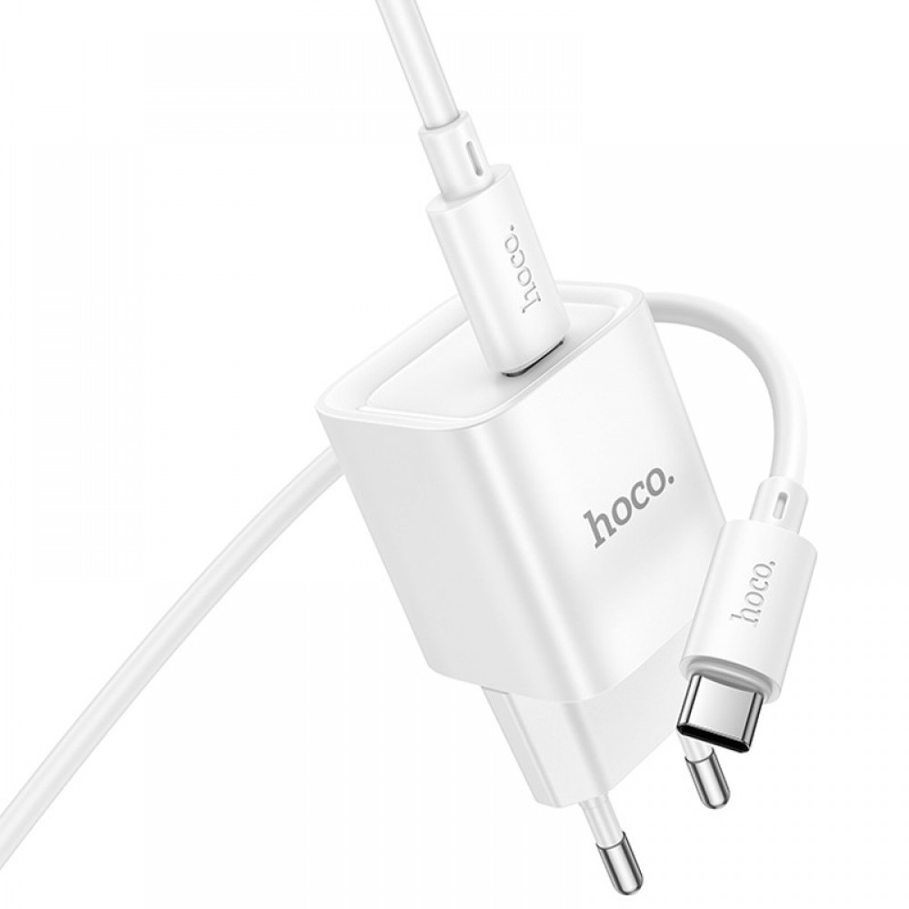СЗУ Hoco C146A Charm PD20W (1USB-C) + кабель Type-C to Type-C