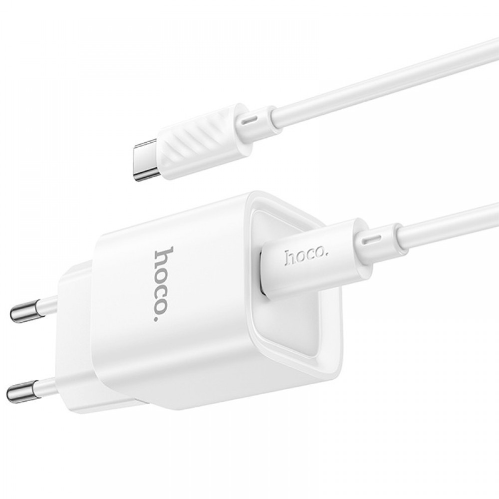 СЗУ Hoco C146A Charm PD20W (1USB-C) + кабель Type-C to Type-C