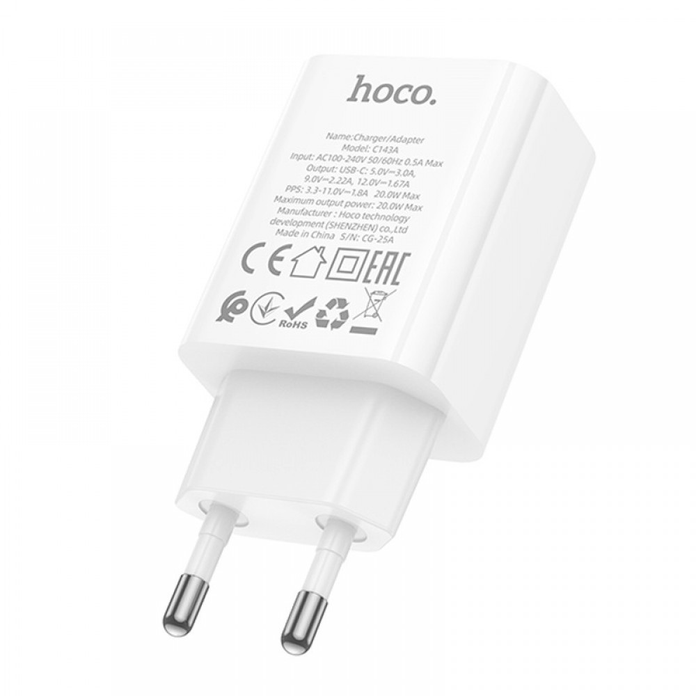 СЗУ Hoco C143A Benefit PD20W (1USB-C)