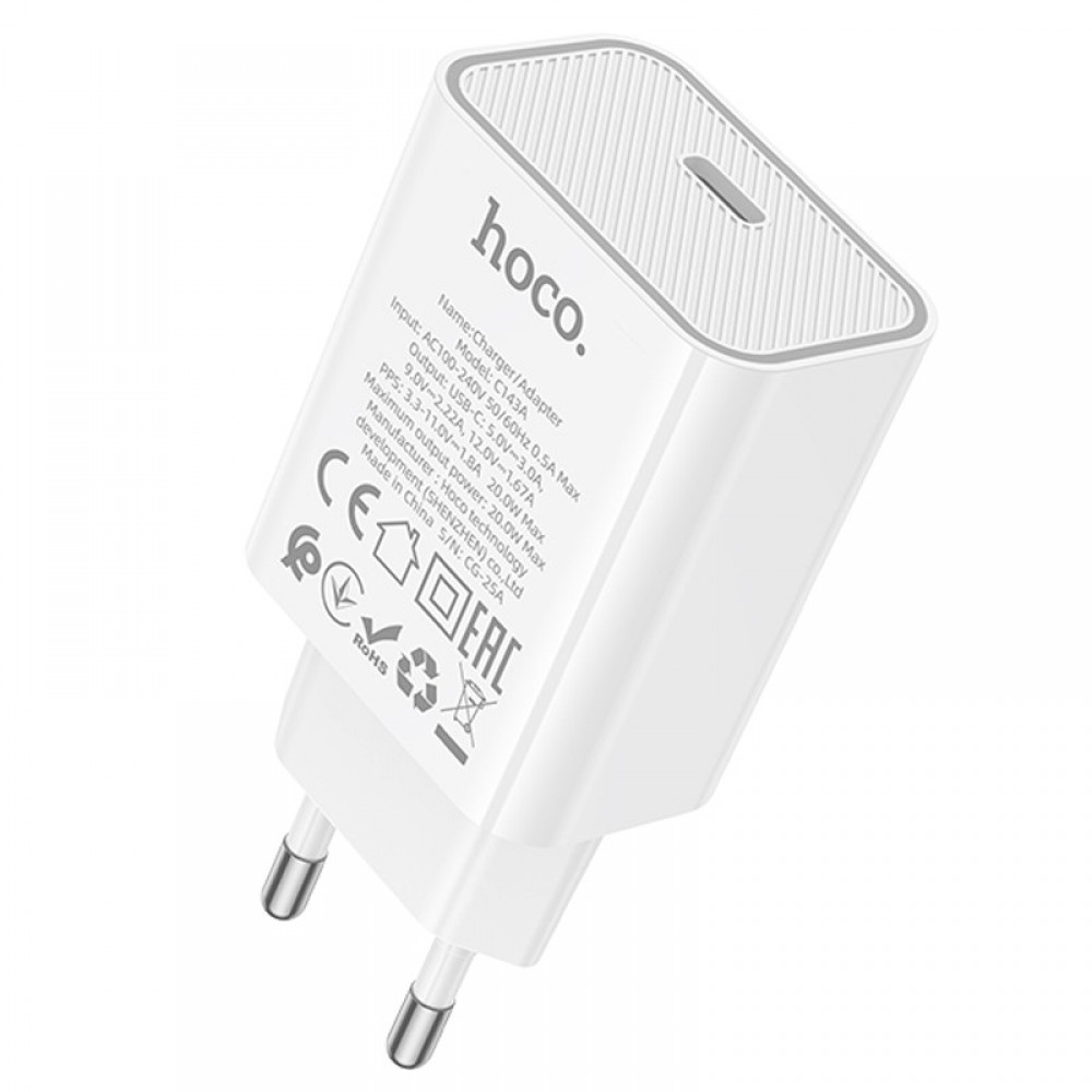 СЗУ Hoco C143A Benefit PD20W (1USB-C)
