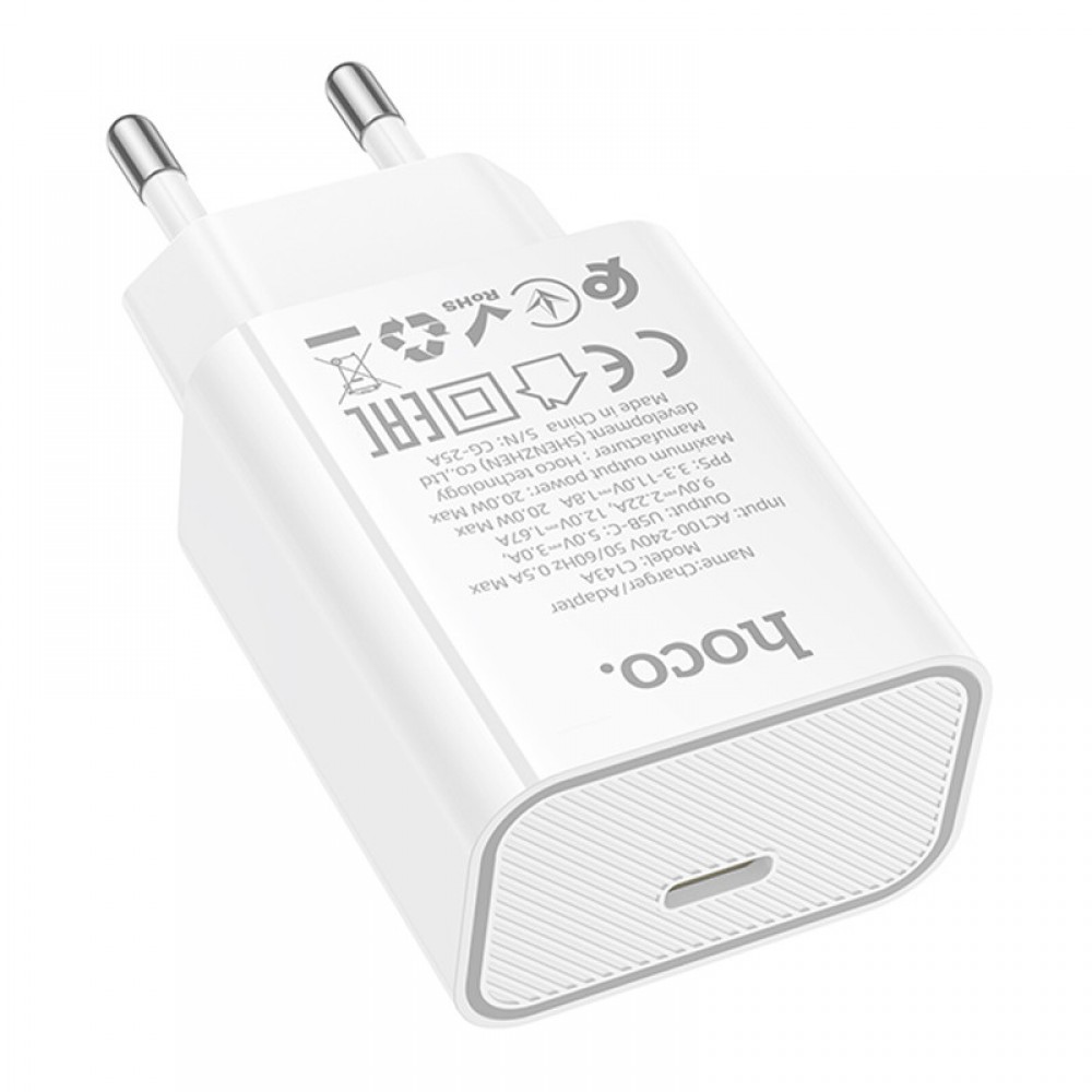 СЗУ Hoco C143A Benefit PD20W (1USB-C)