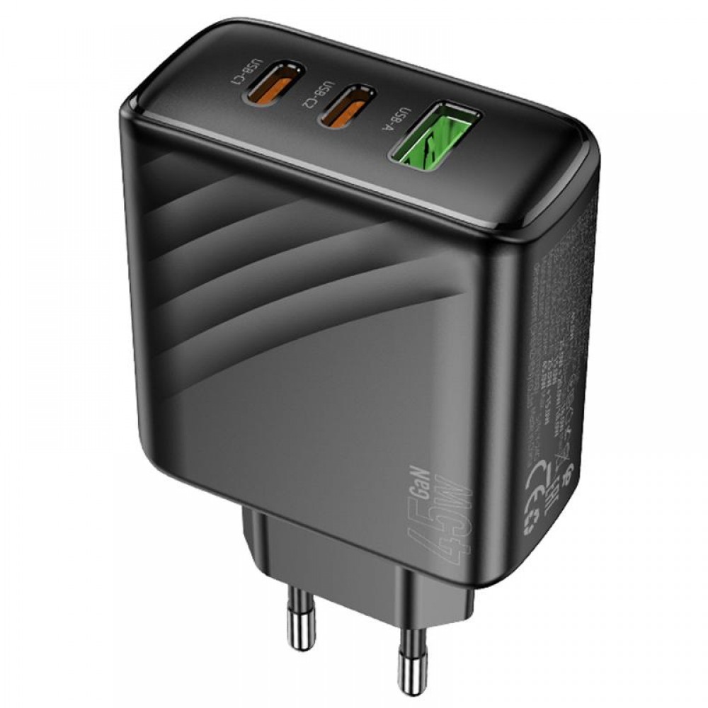 СЗУ Hoco CS26A Article PD45W (1USB-A/2C)