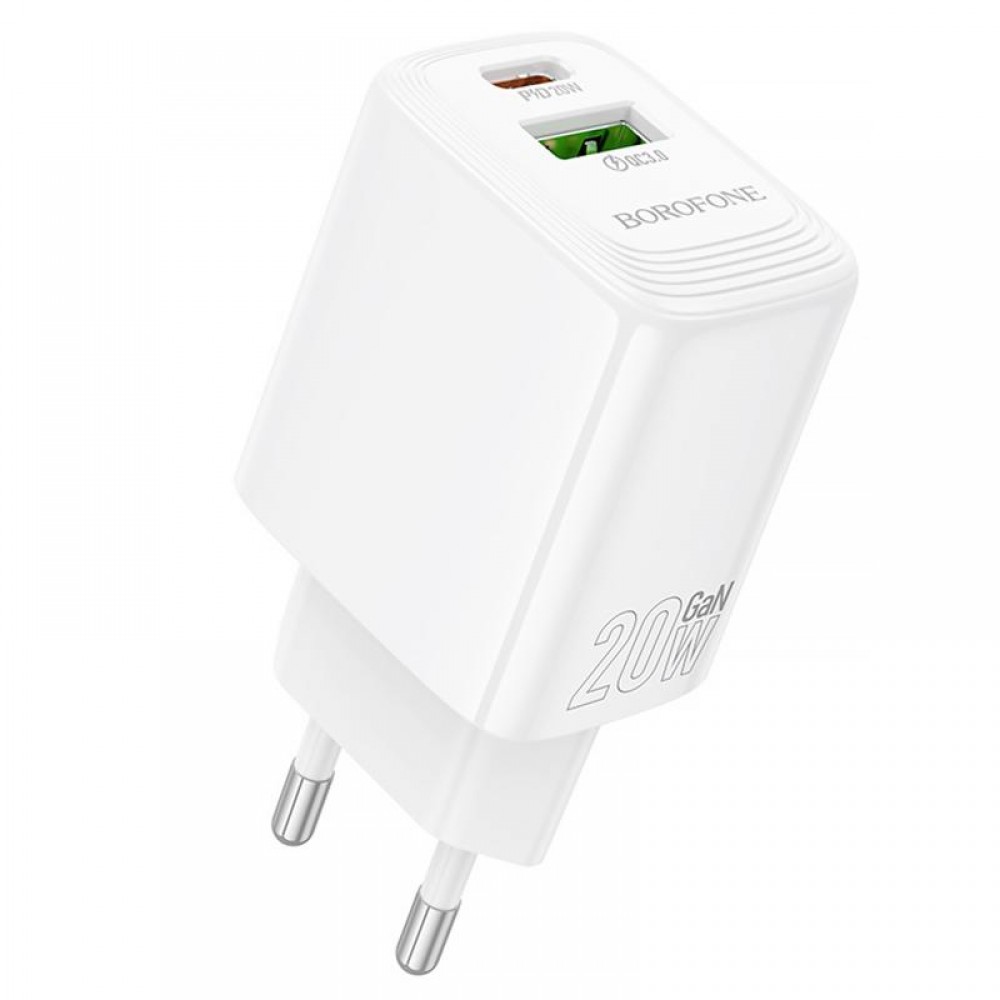 МЗП Borofone BN27 Fuente PD20W+QC3.0 (1USB-A/1C) МЗП Borofone BN27 Fuente PD20W+QC3.0 (1USB-A/1C)