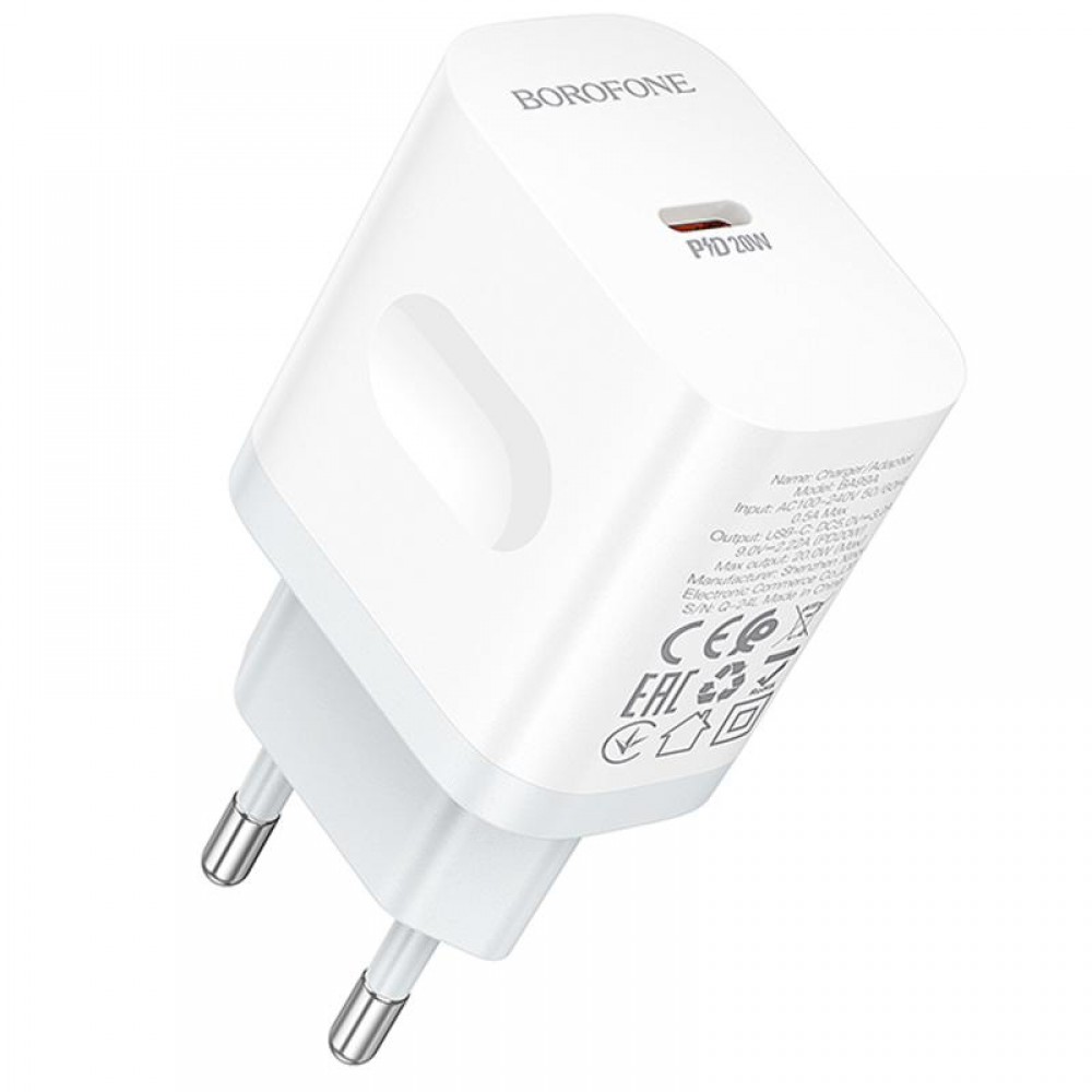 СЗУ Borofone BA99A Breeze PD20W (1USB-C) СЗУ Borofone BA99A Breeze PD20W (1USB-C)