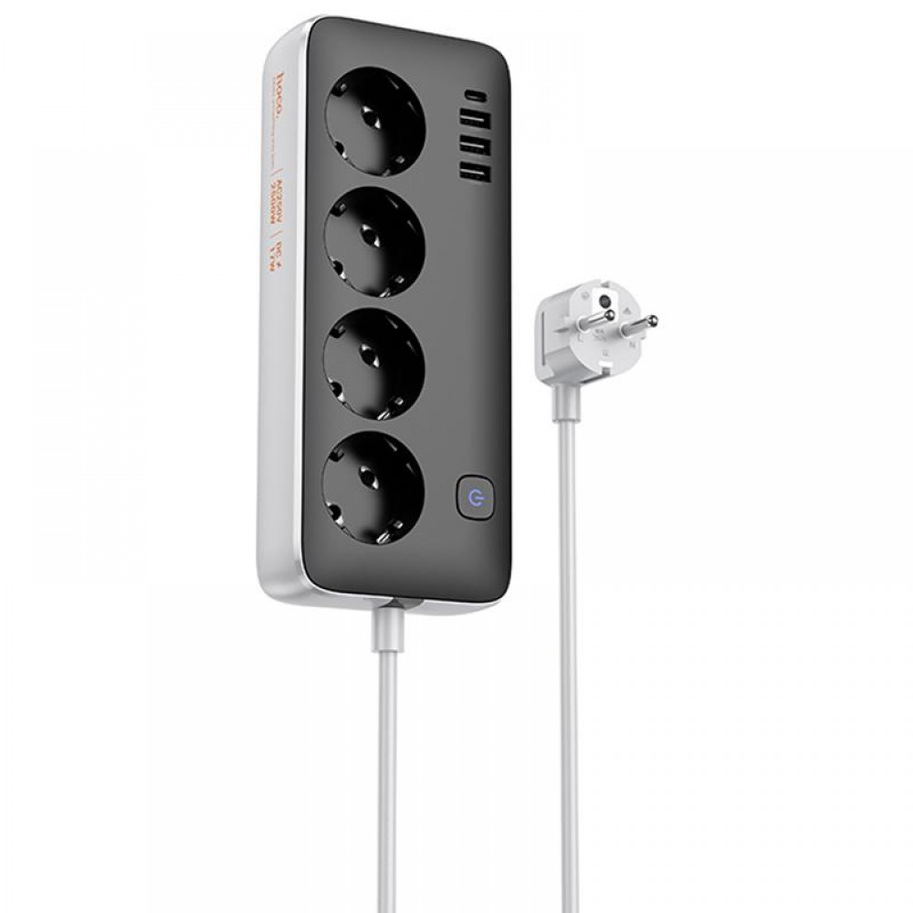 Удлинитель Hoco AC21 Sunlight 4-bit (1C/3A/4xSocket) (3m)