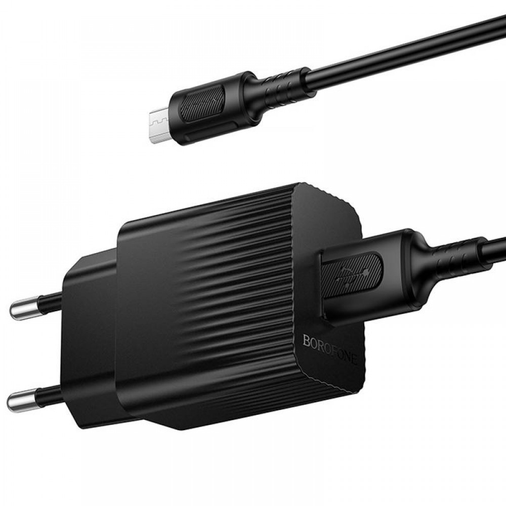МЗП Borofone BAS71A Source 10.5W (1USB-A) + кабель USB to MicroUSB