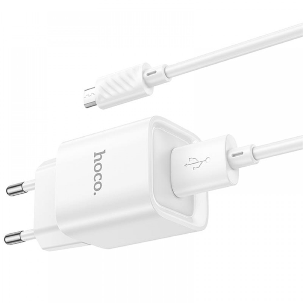 СЗУ Hoco C145A Charm QC3.0 18W (1USB-A) + кабель USB to MicroUSB