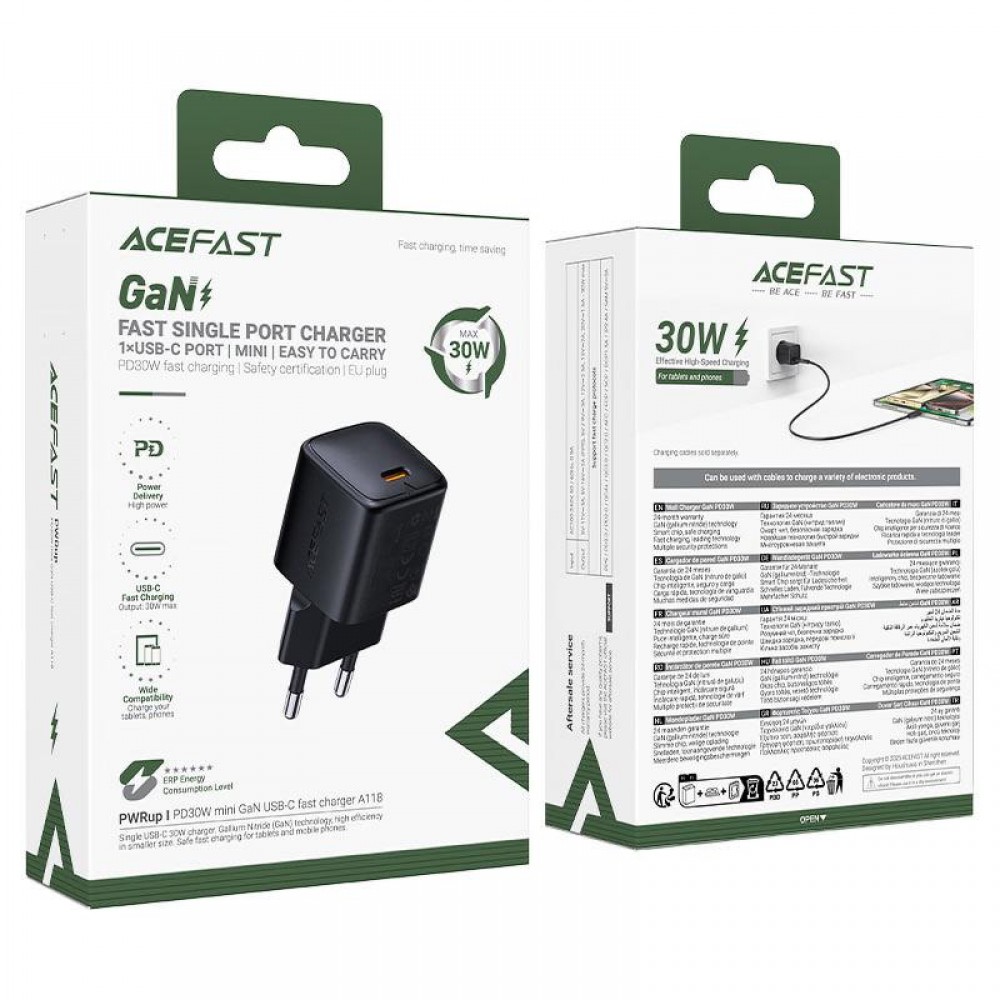 СЗУ Acefast A118 PD30W GaN (1USB-C)