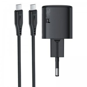 СЗУ Acefast A118 PD30W GaN (1USB-C) + кабель Type-C to Type-C