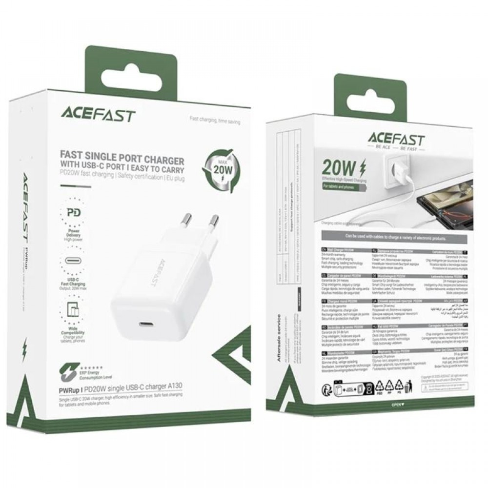 СЗУ Acefast A130 PD20W (1USB-C)