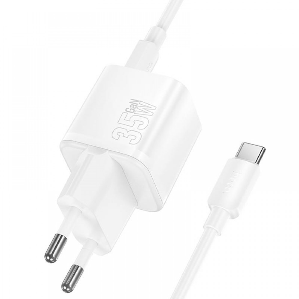СЗУ Hoco N66 Ingenious PD35W (1USB-C) + кабель Type-C to Type-C