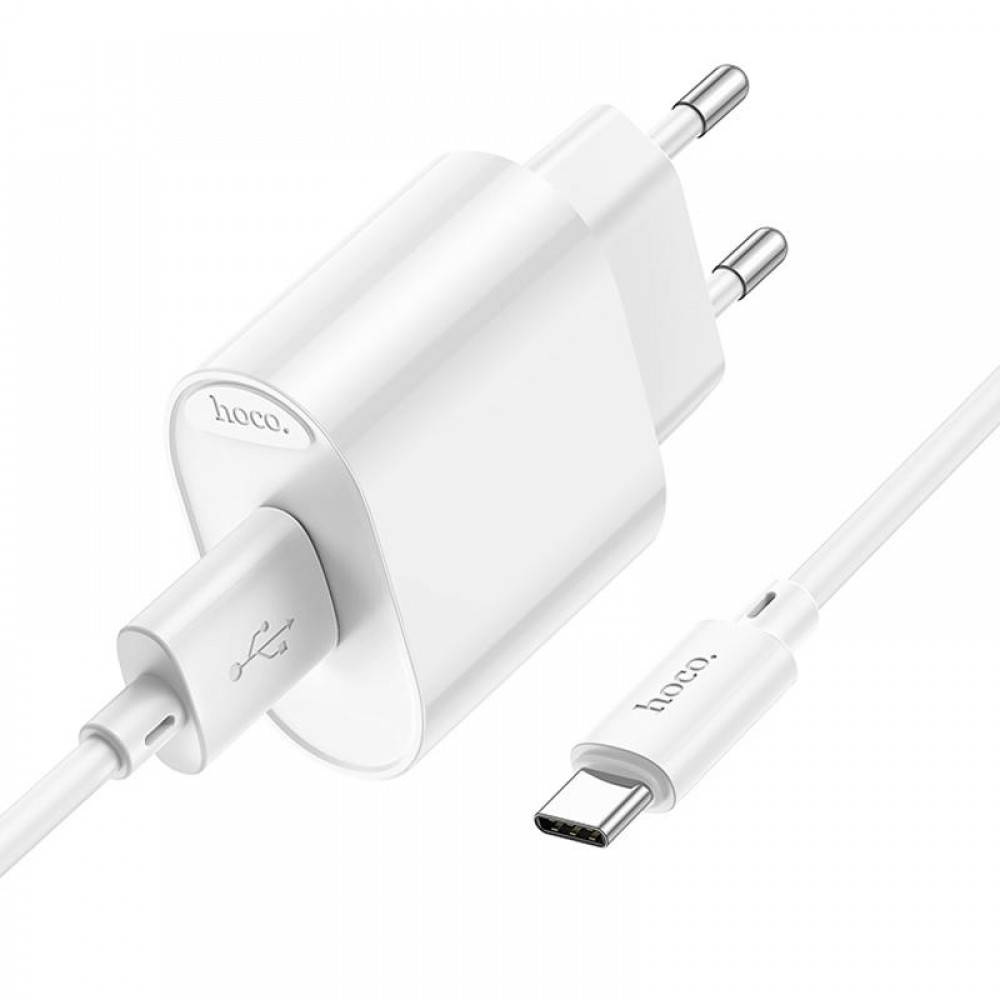 СЗУ Hoco C109A Fighter 10.5W (1USB-A) + кабель USB to Type-C