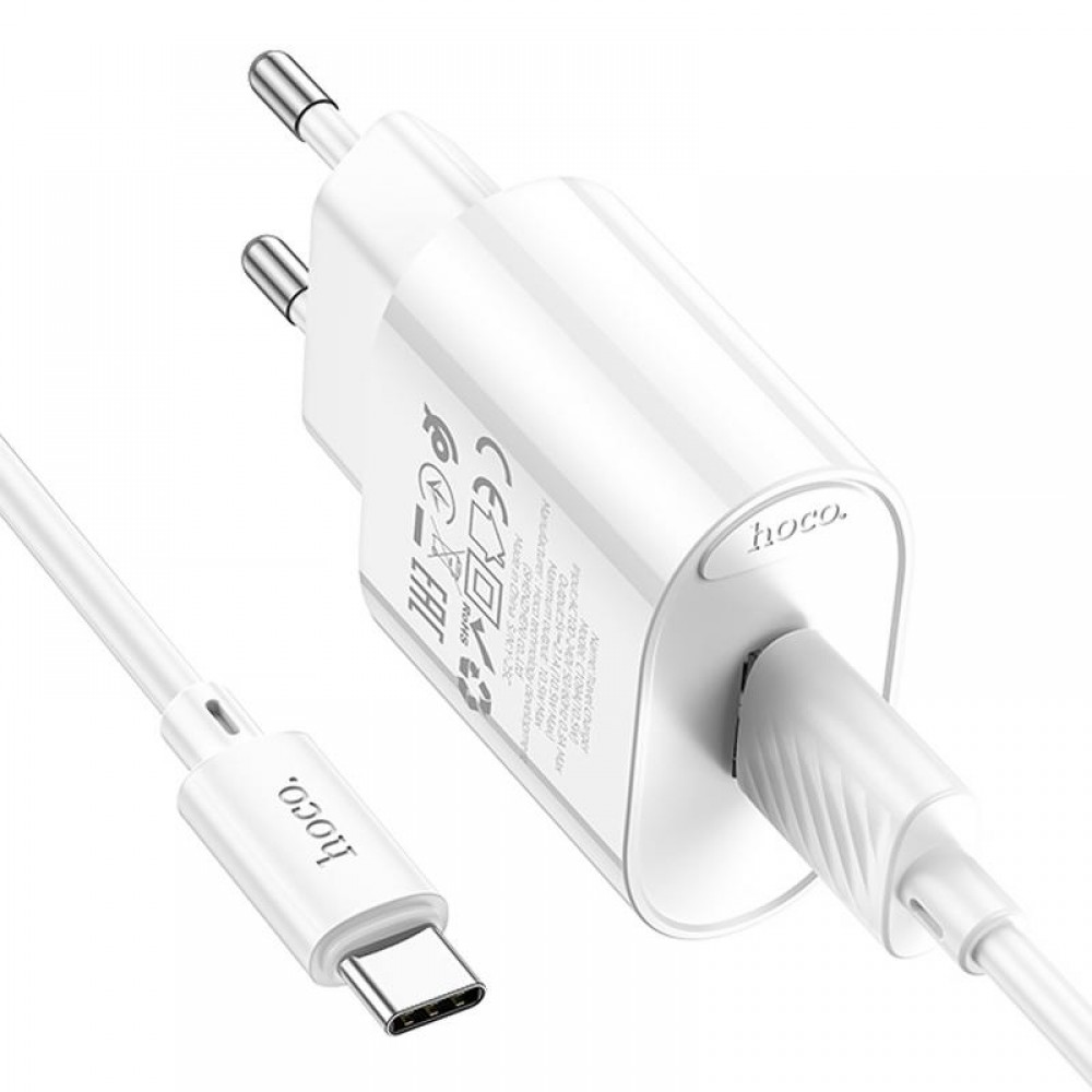 СЗУ Hoco C109A Fighter 10.5W (1USB-A) + кабель USB to Type-C