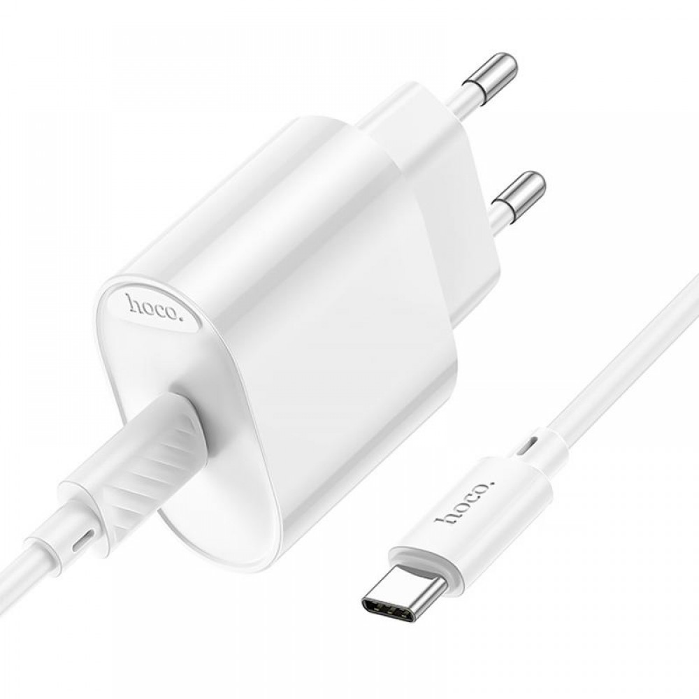 СЗУ Hoco C109A Fighter PD20W (1USB-C) + кабель Type-C to Type-C