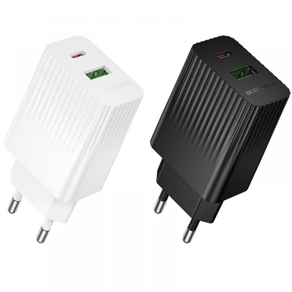 СЗУ Borofone BAS76A Source PD30W+QC3.0 (1USB-A/1C)