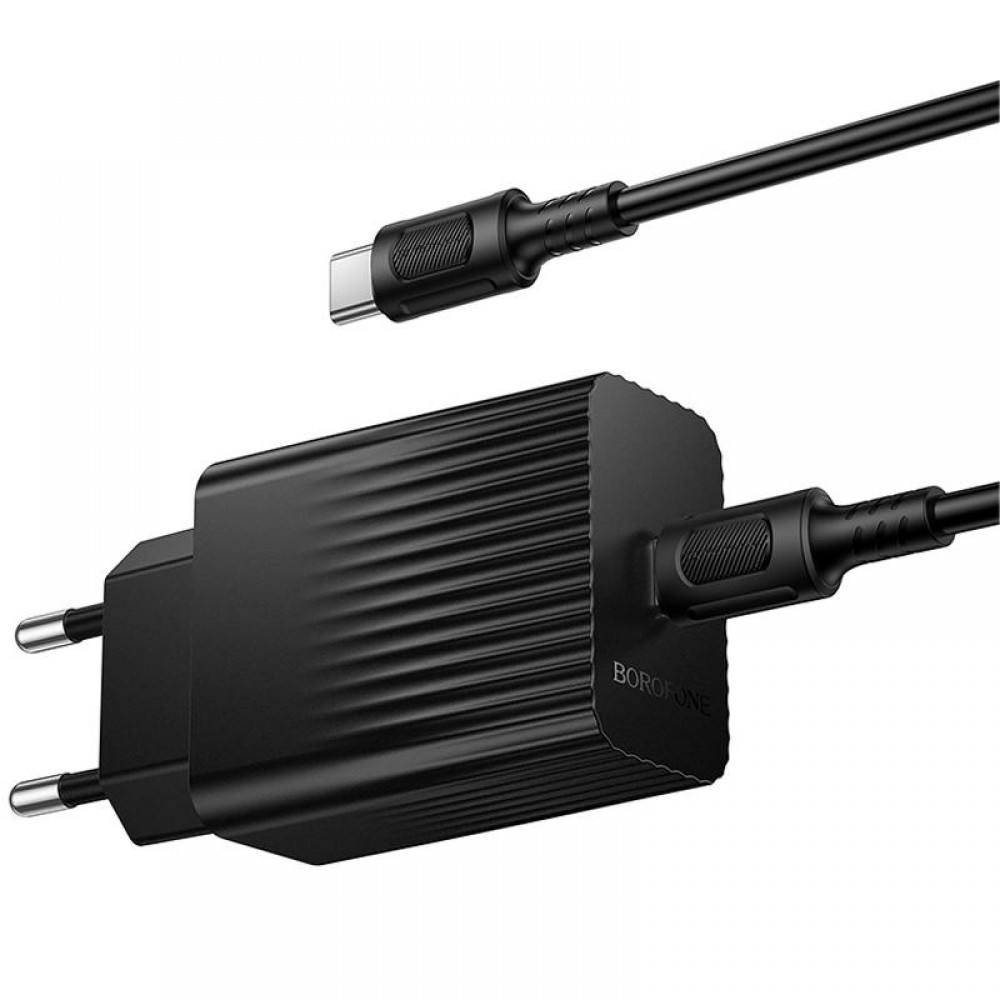 СЗУ Borofone BAS75A Source PD30W (1USB-C) + кабель Type-C to Type-C