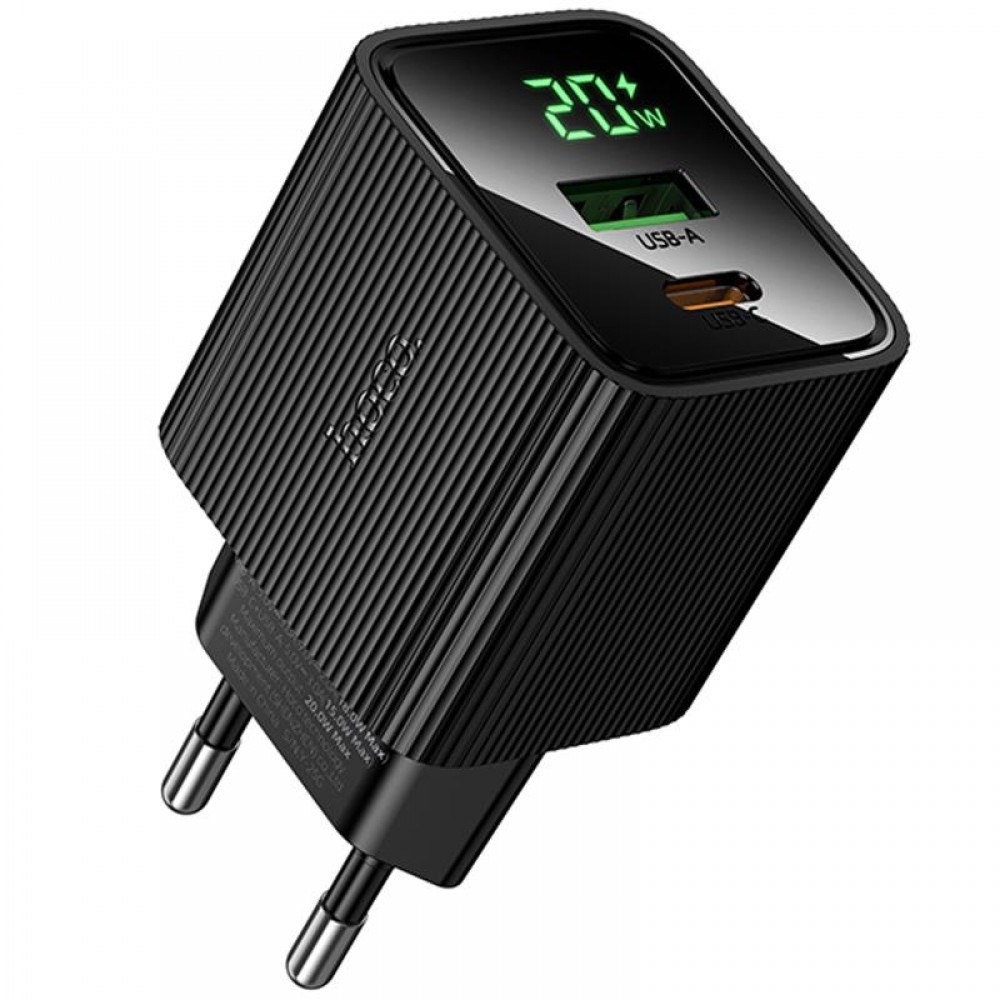 СЗУ Hoco CS83A Excellent with digital display PD20W+QC3.0 (1USB-A/1C)
