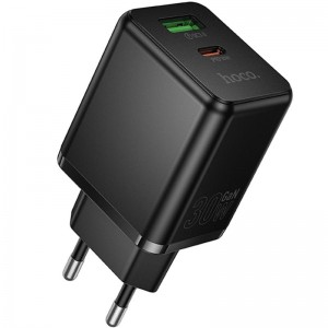 СЗУ Hoco C157A Smart PD30W+QC3.0 (1USB-A/1C)