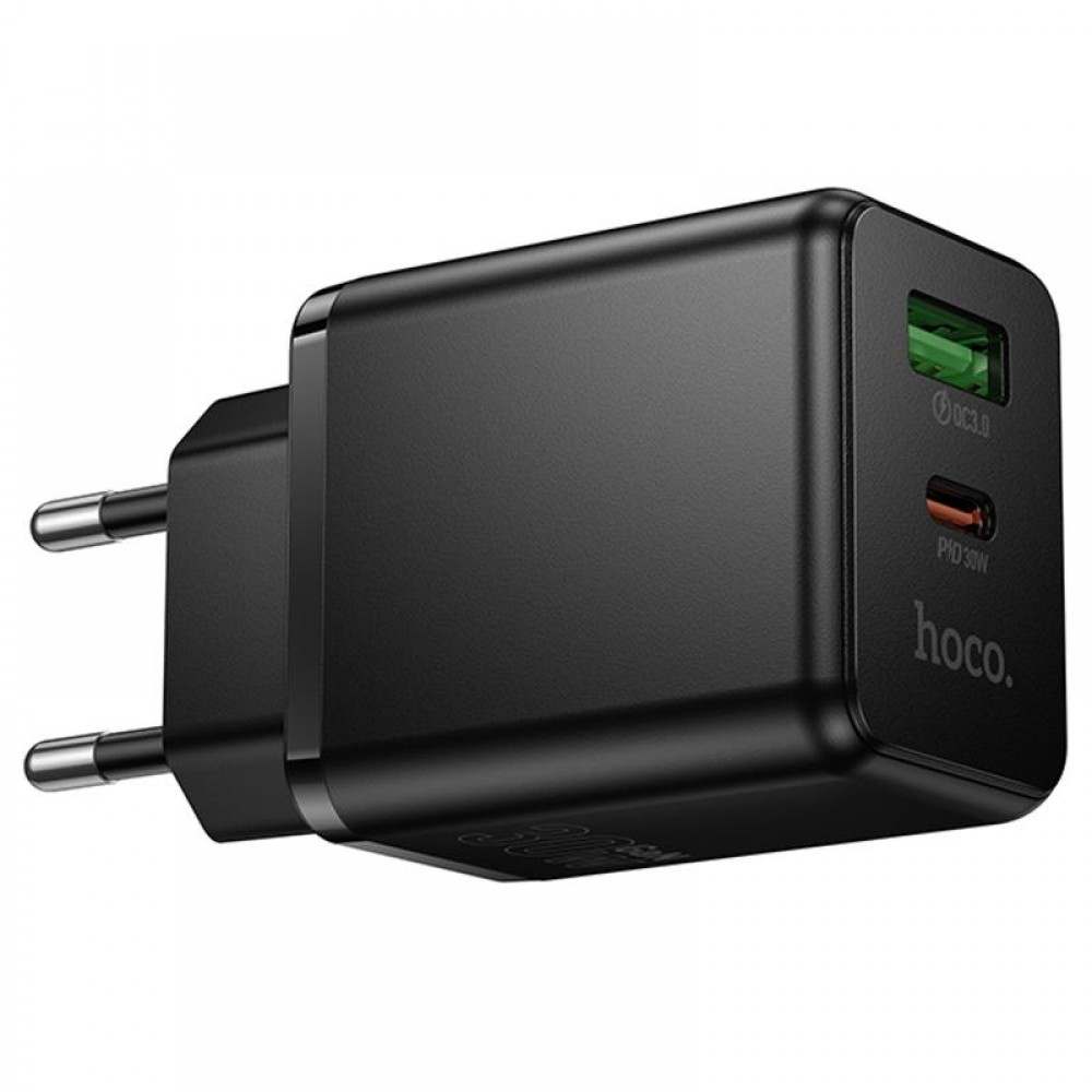 СЗУ Hoco C157A Smart PD30W+QC3.0 (1USB-A/1C)