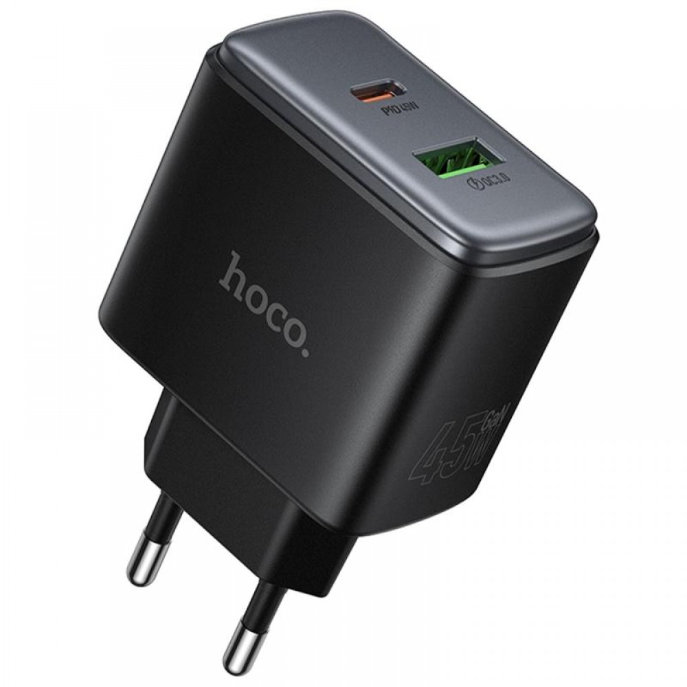 СЗУ Hoco C158A Upgrade PD45W (1USB-A/1C)