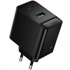 СЗУ Borofone BAS17A Erudite PD65W+QC3.0 (1USB-A/1C)