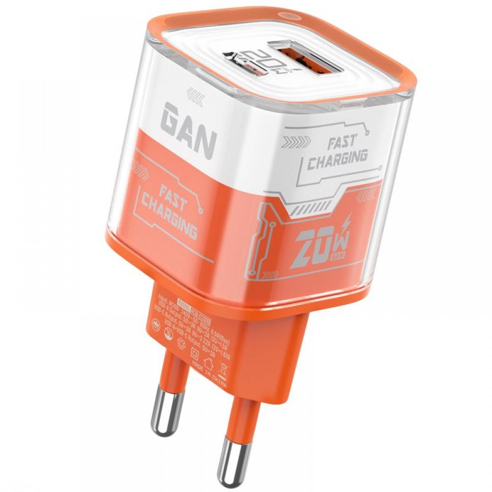 СЗУ Amaya E200D PD20W+QC3.0 (1USB-A/1C)