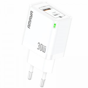 СЗУ Amaya E46D PD30W+QC3.0 GaN (1USB-A/1C)