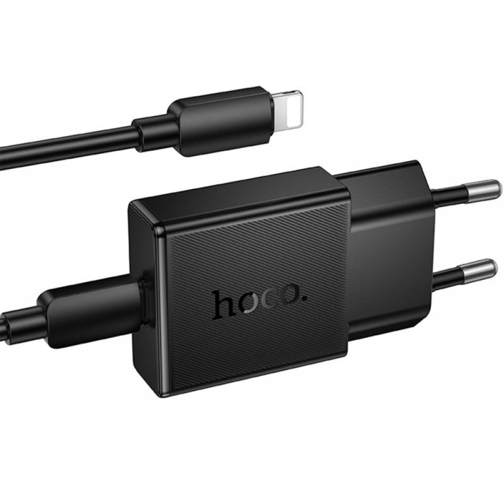СЗУ Hoco N72 Speed ultra-thin PD20W (1USB-C) + кабель Type-C to Lightning