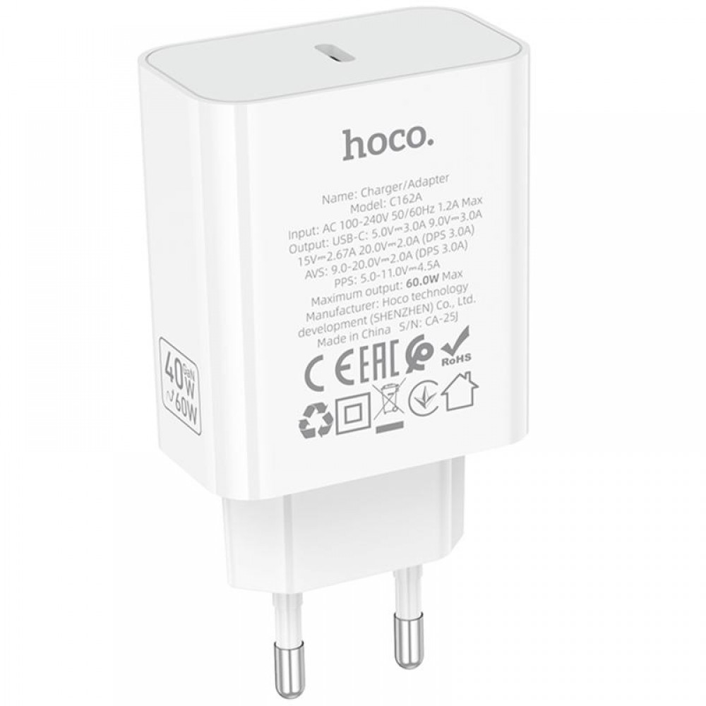 СЗУ Hoco C162A Source PD40W (1USB-C)